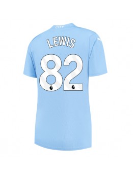 Billige Manchester City Rico Lewis #82 Hjemmedrakt Dame 2023-24 Kortermet